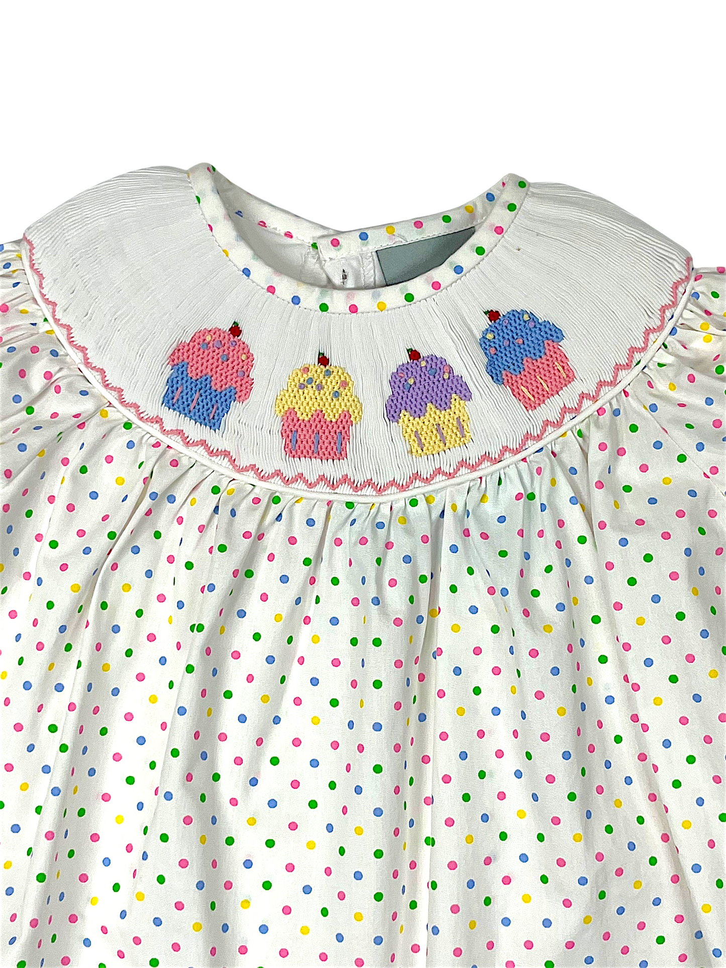 Cupcake Smocked Bishop