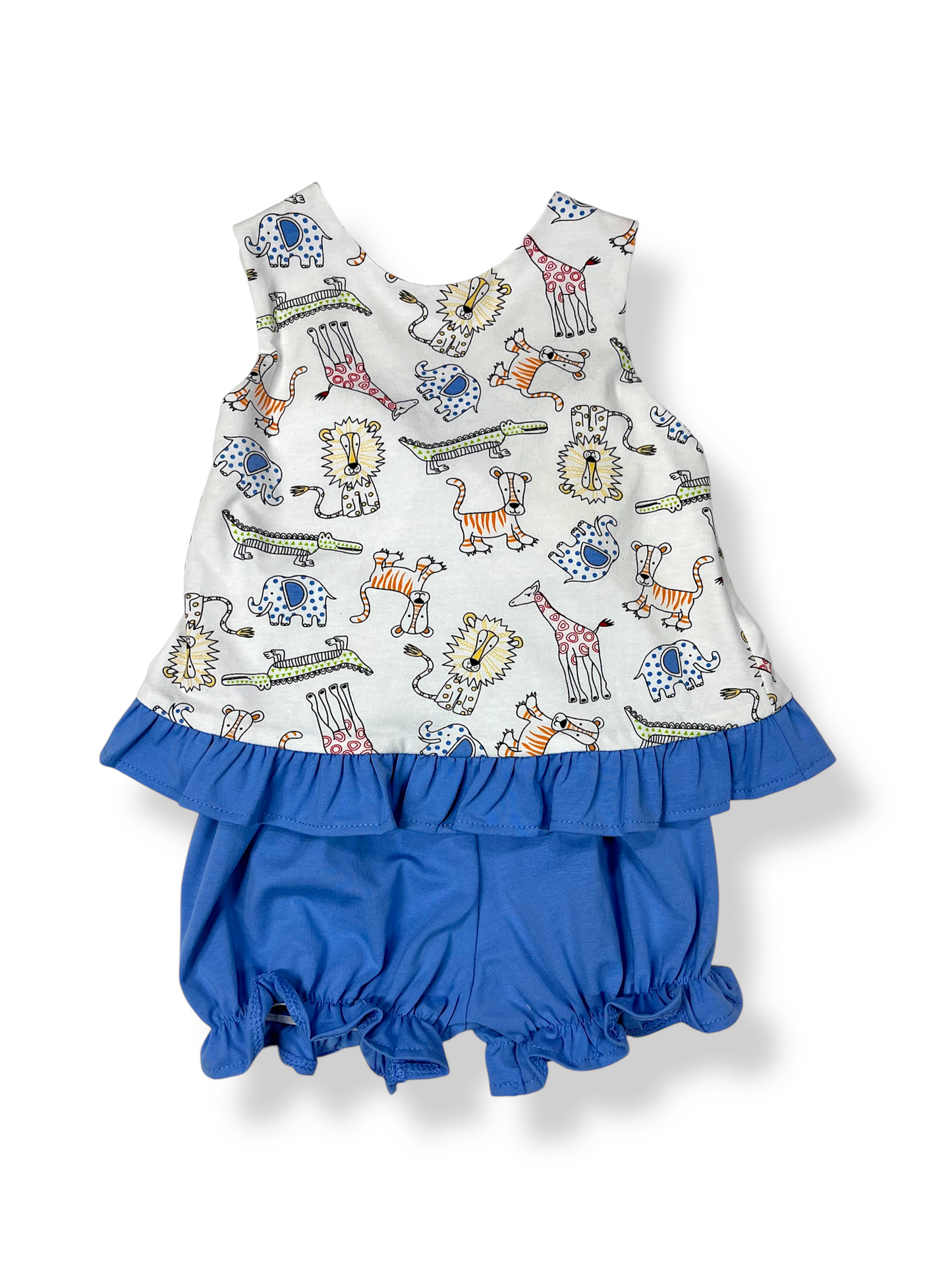 Zoo Animal Girls Bloomer Set