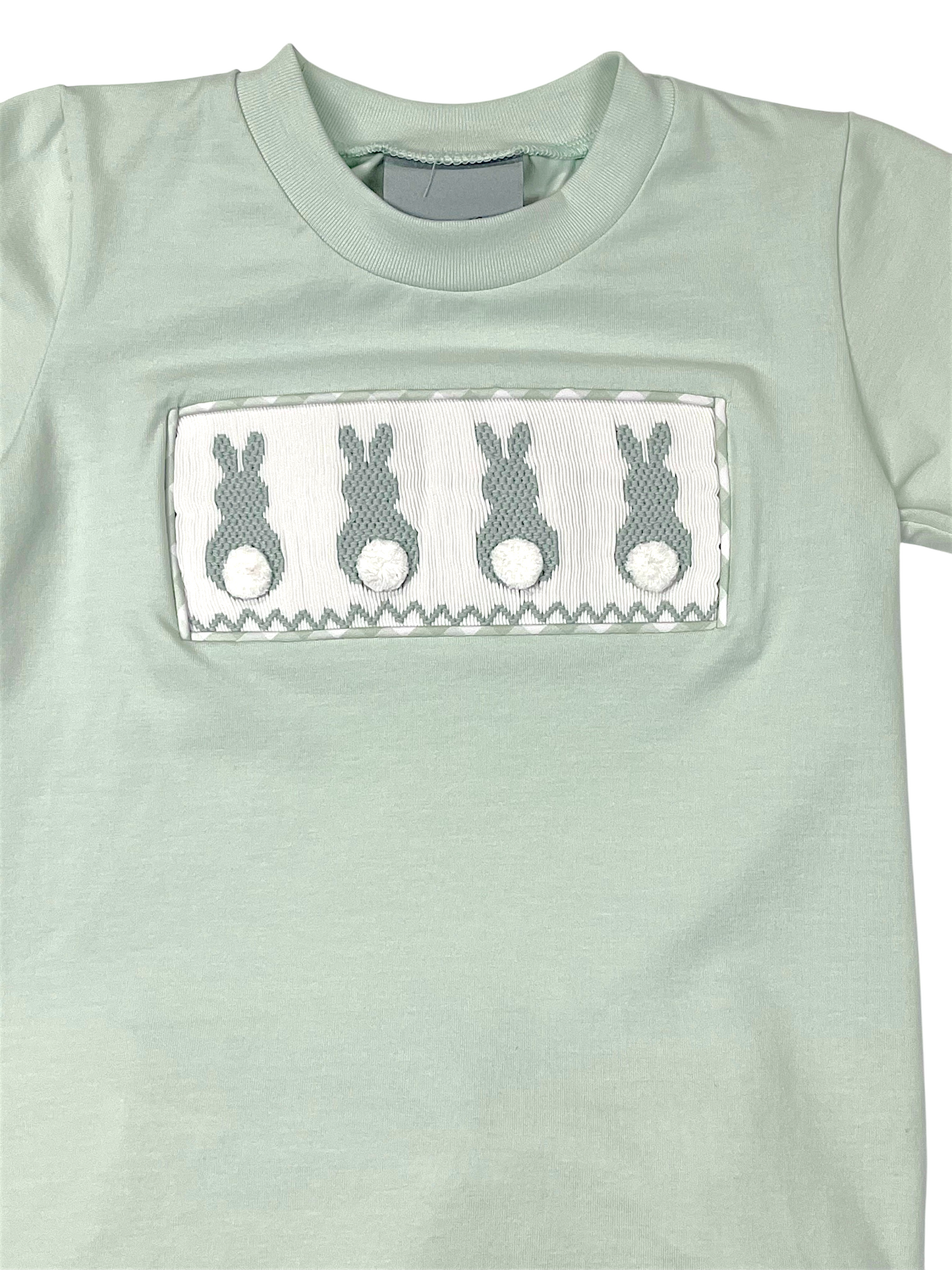 Boys Smocked Bunny Short Set