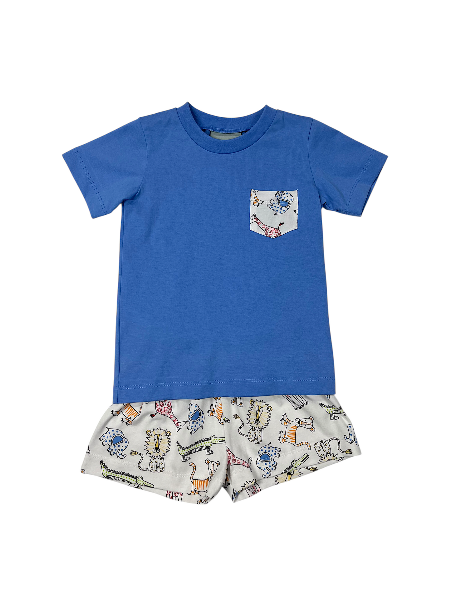 Zoo Animals Boys Short Set