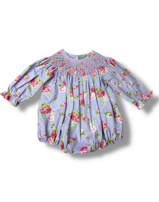 Just Rosy Smocked L/S Bubble