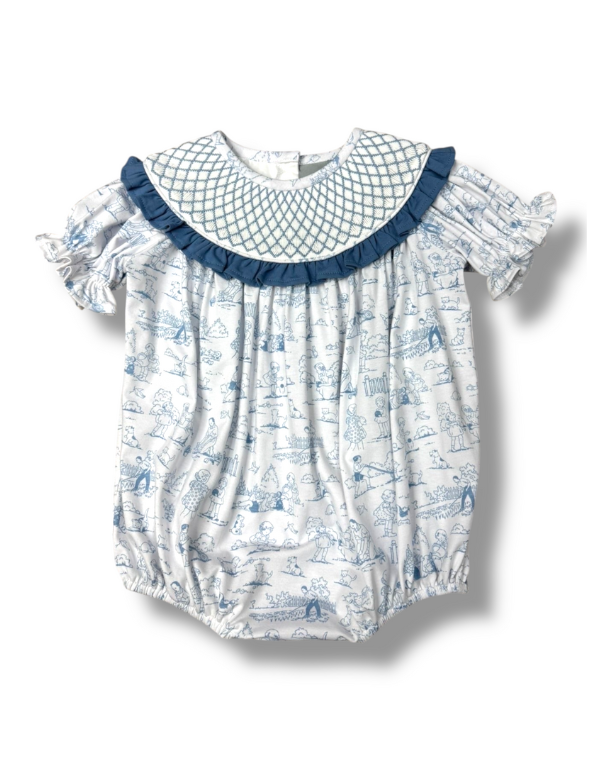 Happy Days Smocked Bubble