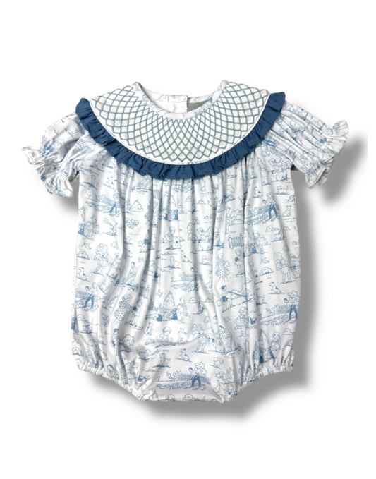 Happy Days Smocked Bubble