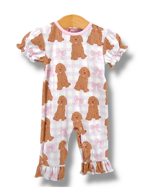 Puppy Girls Romper