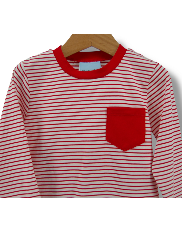 Grayson Pant Set Red Stripe