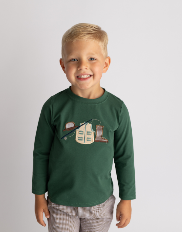 Gone Fishing Boys Pant Set