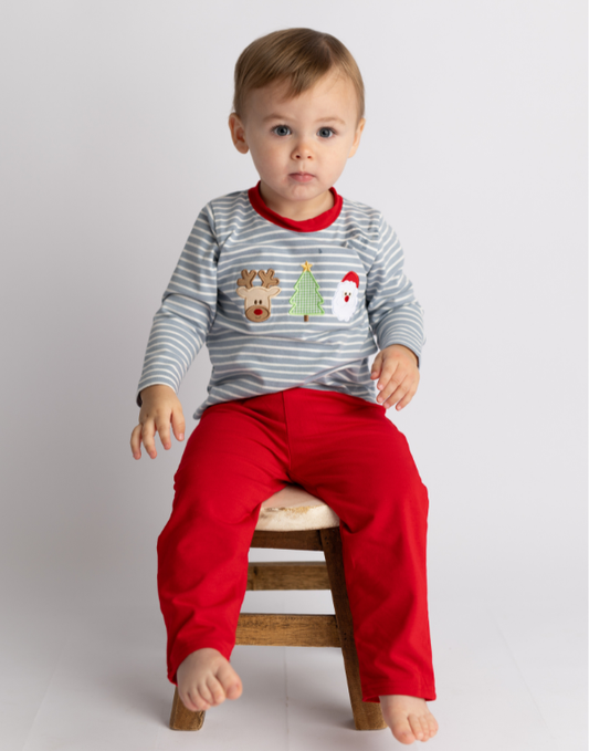 Christmas Time Boys Pant Set
