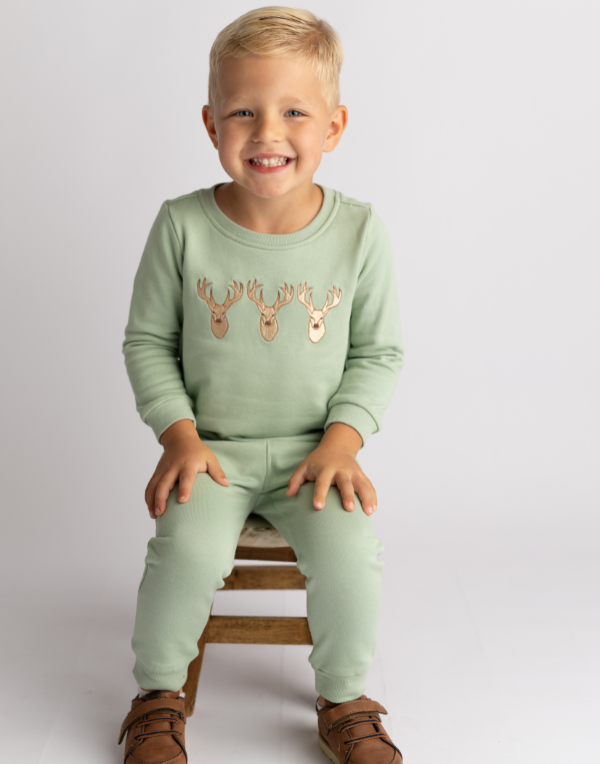 Deer Trio Jogger Set