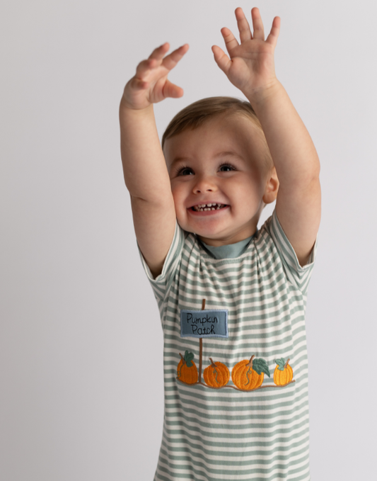 Pumpkin Patch Boys Romper
