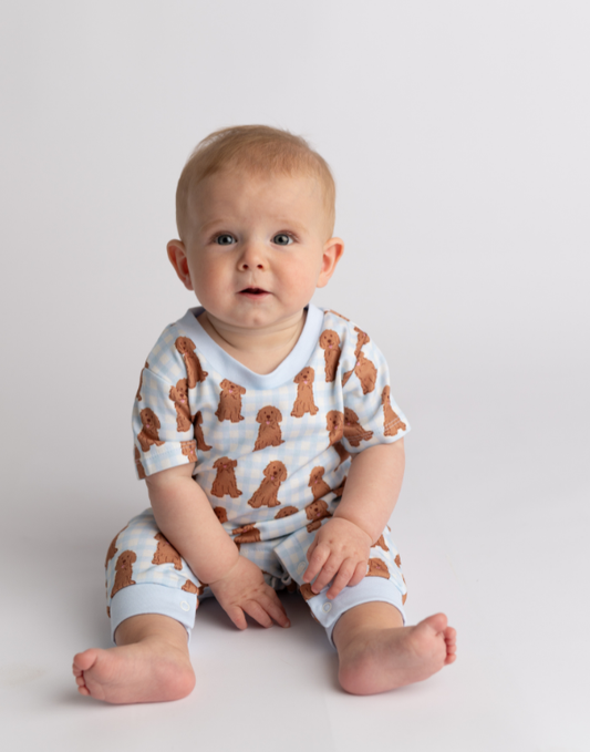 Puppy Boys Romper
