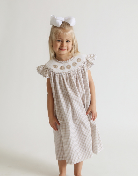 Seashell Smocked Bishop