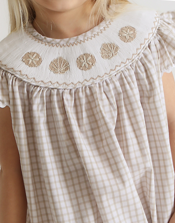 Seashell Smocked Bishop