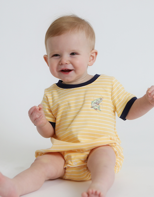 Bass Fish Embroidered Bubble