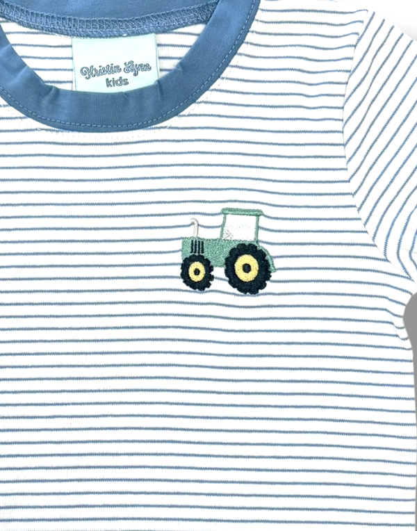 Tractor Embroidered T-Shirt