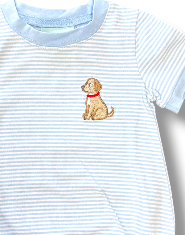 Puppy Embroidered Bubble