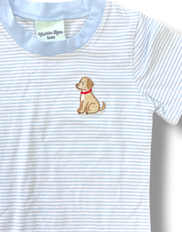 Puppy Embroidered T-Shirt
