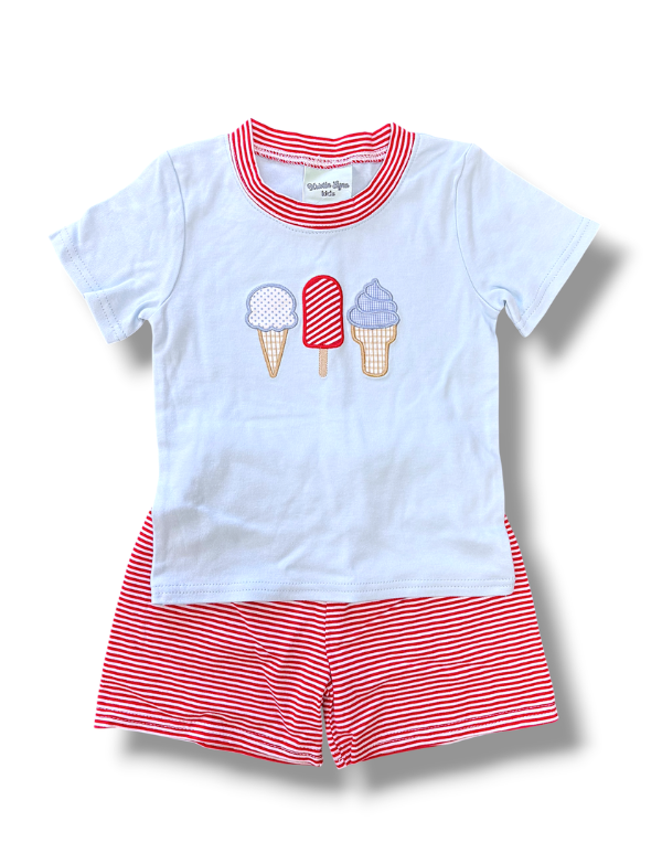 Tasty Applique Short Set