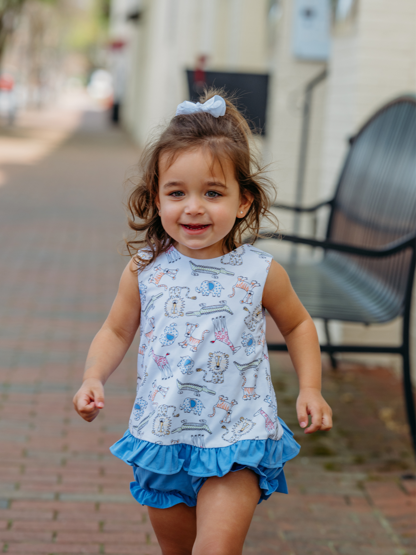 Zoo Animal Girls Bloomer Set
