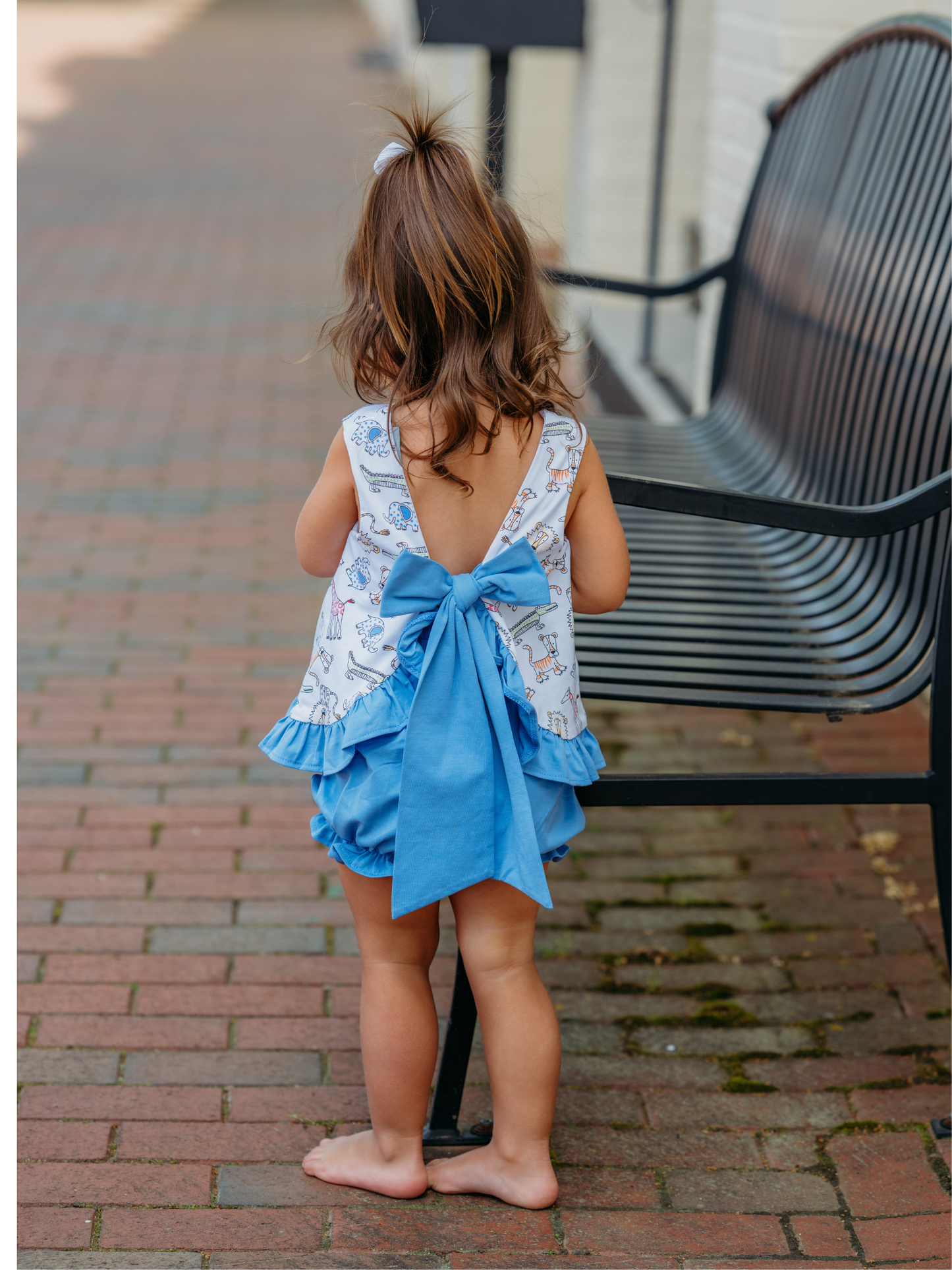 Zoo Animal Girls Bloomer Set