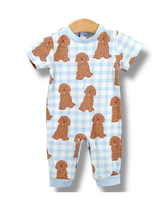 Puppy Boys Romper