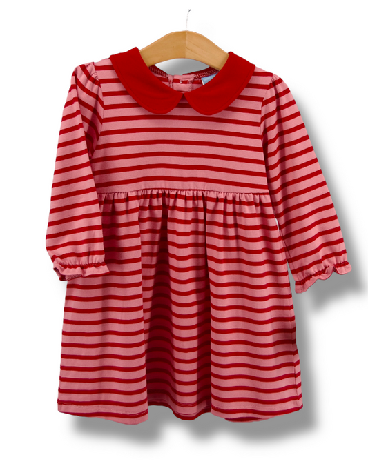Skylar Dress L/S Dress Pink and Red