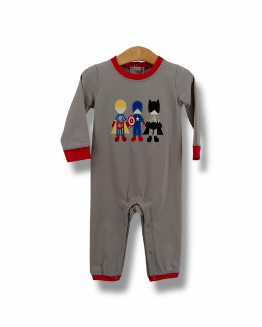 Super Hero Boys Romper