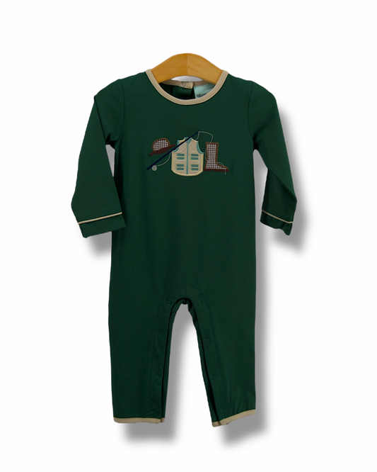 Gone Fishing Boys Romper
