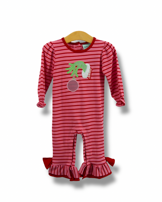 "Mean One" Girls Romper