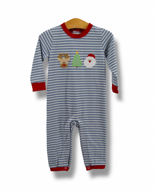 Christmas Time Boys Romper