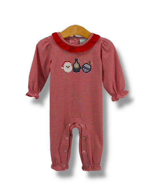 Christmas Train Girls Romper