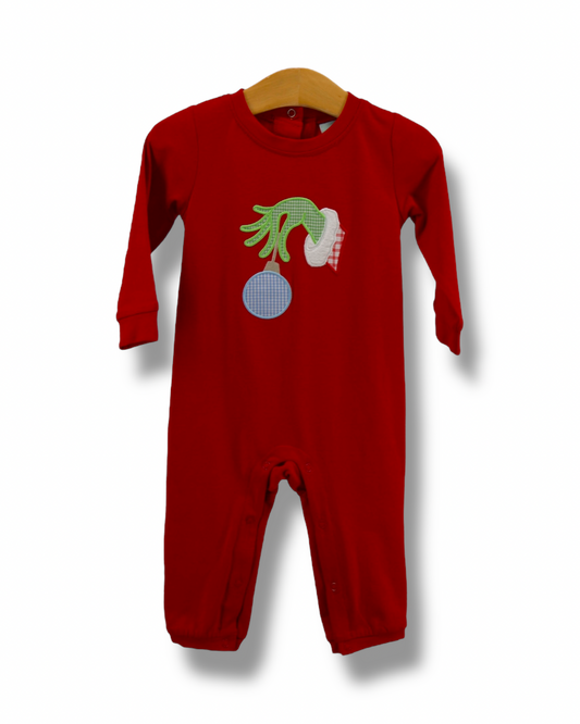 "Mean One" Boys Romper