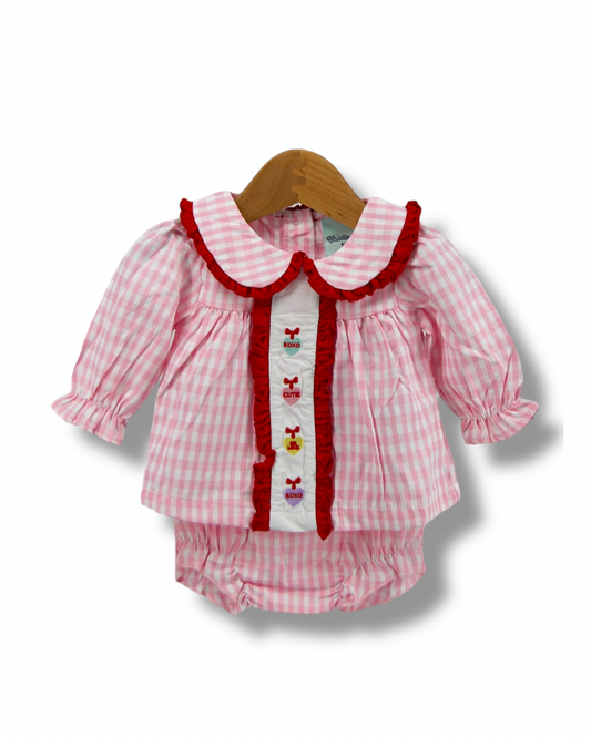 Candy Hearts Bloomer Set