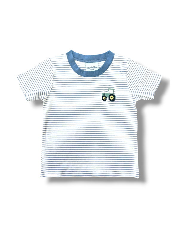 Tractor Embroidered T-Shirt