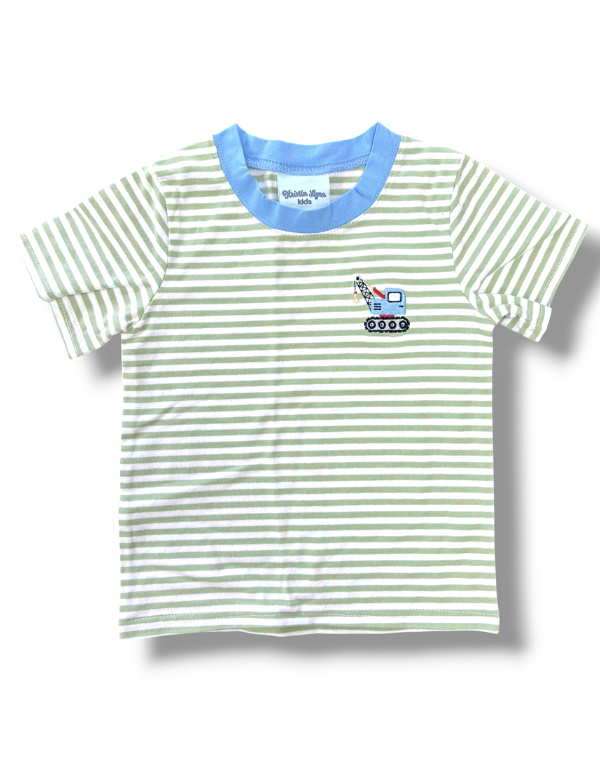 Construction Embroidered T-Shirt